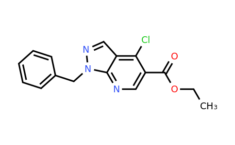 CAS 37801-55-1 | ethyl 1-benzyl-4-chloro-1H-pyrazolo[3,4-b]pyridine-5-carboxylate