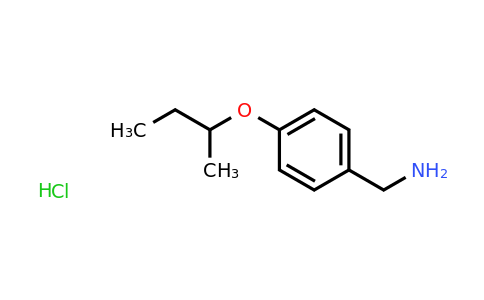 CAS 37806-46-5 | (4-(sec-Butoxy)phenyl)methanamine hydrochloride