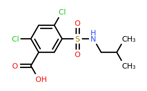 CAS 378206-75-8 | 2,4-dichloro-5-[(2-methylpropyl)sulfamoyl]benzoic acid
