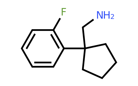 CAS 378247-87-1 | [1-(2-fluorophenyl)cyclopentyl]methanamine
