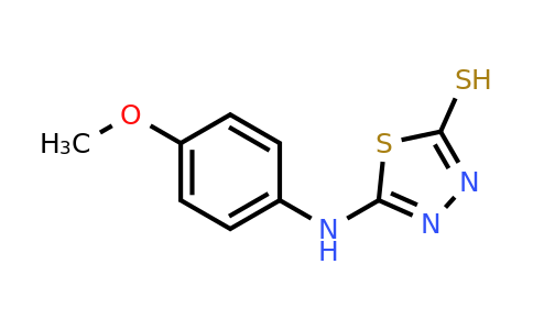 CAS 37844-24-9 | 5-[(4-methoxyphenyl)amino]-1,3,4-thiadiazole-2-thiol