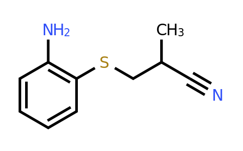 CAS 37845-63-9 | 3-[(2-Aminophenyl)sulfanyl]-2-methylpropanenitrile