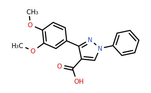 CAS 379223-64-0 | 3-(3,4-dimethoxyphenyl)-1-phenyl-1H-pyrazole-4-carboxylic acid