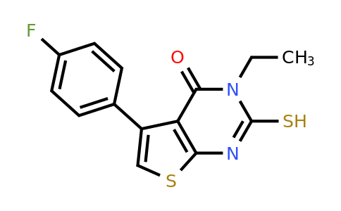 CAS 379238-47-8 | 3-ethyl-5-(4-fluorophenyl)-2-sulfanyl-3H,4H-thieno[2,3-d]pyrimidin-4-one