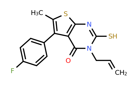 CAS 379239-35-7 | 5-(4-fluorophenyl)-6-methyl-3-(prop-2-en-1-yl)-2-sulfanyl-3H,4H-thieno[2,3-d]pyrimidin-4-one