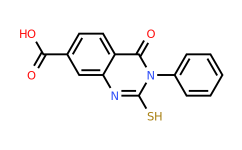 CAS 379245-45-1 | 4-oxo-3-phenyl-2-sulfanyl-3,4-dihydroquinazoline-7-carboxylic acid