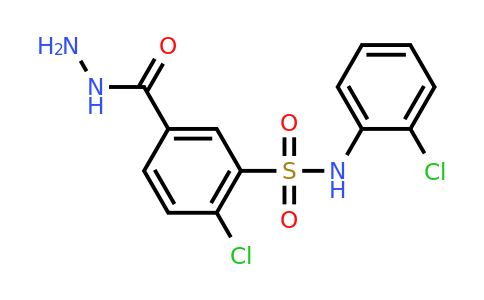 CAS 379254-29-2 | 2-chloro-N-(2-chlorophenyl)-5-(hydrazinecarbonyl)benzene-1-sulfonamide