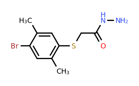 CAS 379254-37-2 | 2-[(4-bromo-2,5-dimethylphenyl)sulfanyl]acetohydrazide