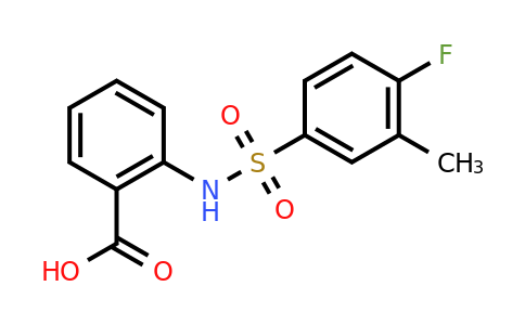 CAS 379254-41-8 | 2-(4-fluoro-3-methylbenzenesulfonamido)benzoic acid