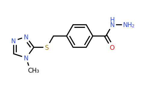 CAS 379254-42-9 | 4-{[(4-methyl-4H-1,2,4-triazol-3-yl)sulfanyl]methyl}benzohydrazide