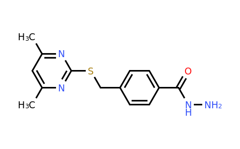 CAS 379254-44-1 | 4-{[(4,6-dimethylpyrimidin-2-yl)sulfanyl]methyl}benzohydrazide