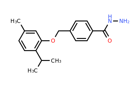 CAS 379254-46-3 | 4-{[5-methyl-2-(propan-2-yl)phenoxy]methyl}benzohydrazide