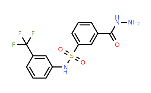 CAS 379254-61-2 | 3-(hydrazinecarbonyl)-N-[3-(trifluoromethyl)phenyl]benzene-1-sulfonamide
