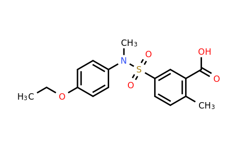 CAS 379254-80-5 | 5-[(4-ethoxyphenyl)(methyl)sulfamoyl]-2-methylbenzoic acid