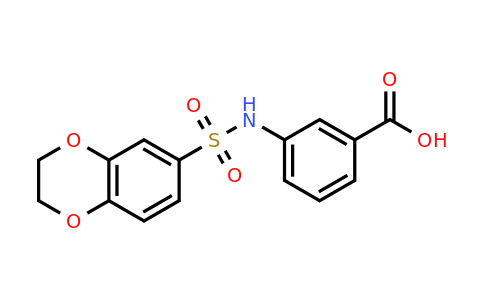 CAS 379257-04-2 | 3-(2,3-dihydro-1,4-benzodioxine-6-sulfonamido)benzoic acid