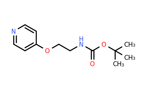 CAS 379264-77-4 | tert-Butyl (2-(pyridin-4-yloxy)ethyl)carbamate