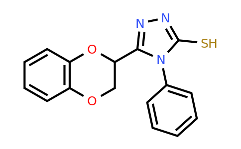 CAS 379725-33-4 | 5-(2,3-dihydro-1,4-benzodioxin-2-yl)-4-phenyl-4H-1,2,4-triazole-3-thiol