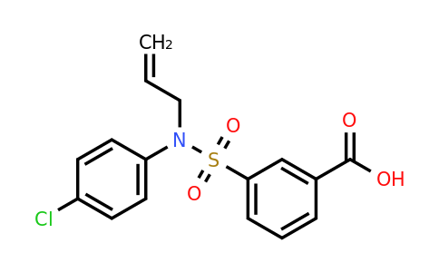 CAS 379725-44-7 | 3-[(4-chlorophenyl)(prop-2-en-1-yl)sulfamoyl]benzoic acid