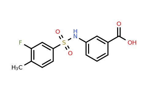 CAS 379725-45-8 | 3-(3-fluoro-4-methylbenzenesulfonamido)benzoic acid
