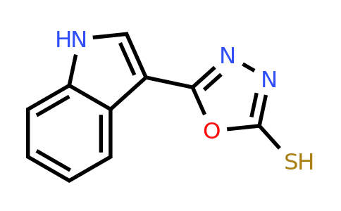 CAS 379725-80-1 | 5-(1H-indol-3-yl)-1,3,4-oxadiazole-2-thiol