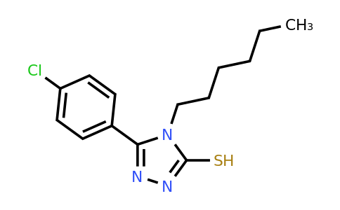 CAS 379726-37-1 | 5-(4-chlorophenyl)-4-hexyl-4H-1,2,4-triazole-3-thiol