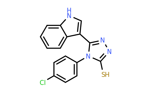 CAS 379726-42-8 | 4-(4-chlorophenyl)-5-(1H-indol-3-yl)-4H-1,2,4-triazole-3-thiol