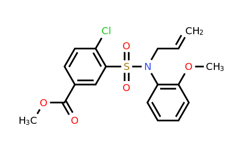 CAS 379726-51-9 | methyl 4-chloro-3-[(2-methoxyphenyl)(prop-2-en-1-yl)sulfamoyl]benzoate