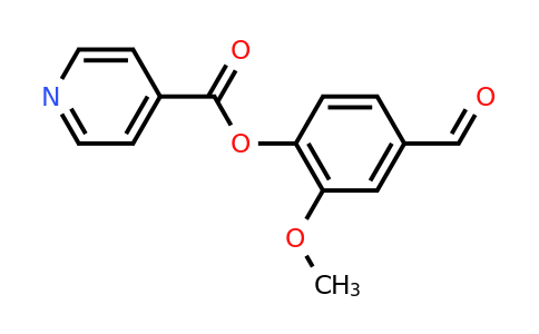 CAS 379727-11-4 | 4-formyl-2-methoxyphenyl pyridine-4-carboxylate