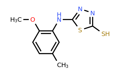 CAS 379728-86-6 | 5-[(2-methoxy-5-methylphenyl)amino]-1,3,4-thiadiazole-2-thiol