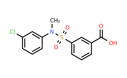 CAS 379729-06-3 | 3-[(3-chlorophenyl)(methyl)sulfamoyl]benzoic acid
