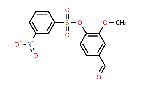 CAS 379729-12-1 | 4-formyl-2-methoxyphenyl 3-nitrobenzene-1-sulfonate