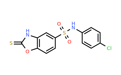 CAS 379729-37-0 | N-(4-chlorophenyl)-2-sulfanyl-1,3-benzoxazole-5-sulfonamide