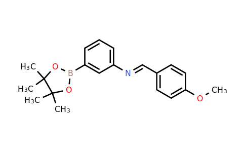 CAS 380151-91-7 | (E)-N-(4-Methoxybenzylidene)-3-(4,4,5,5-tetramethyl-1,3,2-dioxaborolan-2-yl)aniline