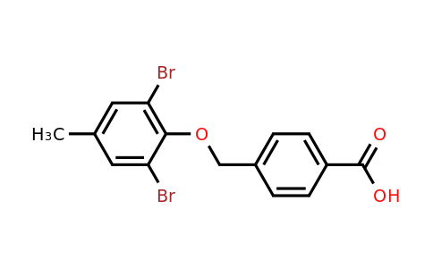 CAS 380170-12-7 | 4-[(2,6-dibromo-4-methylphenoxy)methyl]benzoic acid