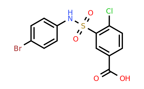 CAS 380193-41-9 | 3-[(4-bromophenyl)sulfamoyl]-4-chlorobenzoic acid
