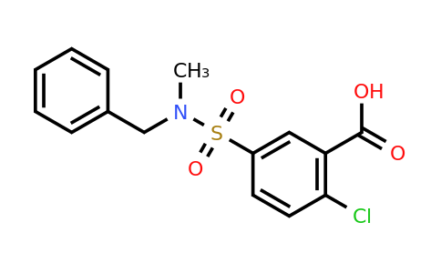 CAS 380193-44-2 | 5-[benzyl(methyl)sulfamoyl]-2-chlorobenzoic acid