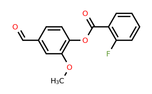 CAS 380193-74-8 | 4-formyl-2-methoxyphenyl 2-fluorobenzoate