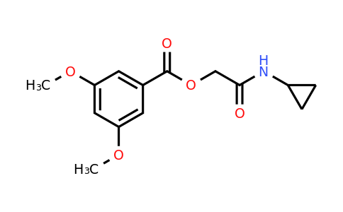 CAS 380193-95-3 | (cyclopropylcarbamoyl)methyl 3,5-dimethoxybenzoate