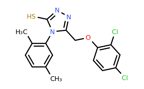 CAS 380194-11-6 | 5-[(2,4-dichlorophenoxy)methyl]-4-(2,5-dimethylphenyl)-4H-1,2,4-triazole-3-thiol