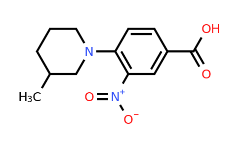 CAS 380194-19-4 | 4-(3-methylpiperidin-1-yl)-3-nitrobenzoic acid