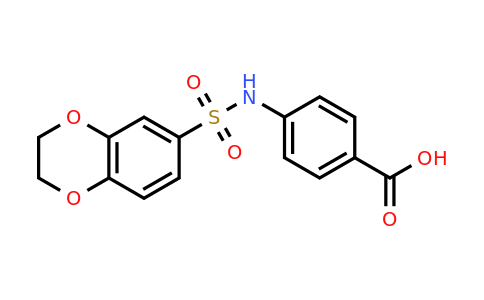 CAS 380195-36-8 | 4-(2,3-dihydro-1,4-benzodioxine-6-sulfonamido)benzoic acid