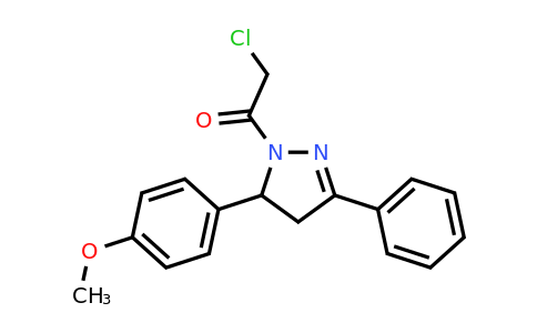 CAS 380196-84-9 | 2-chloro-1-[5-(4-methoxyphenyl)-3-phenyl-4,5-dihydro-1H-pyrazol-1-yl]ethan-1-one
