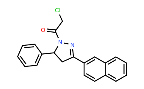 CAS 380196-86-1 | 2-chloro-1-[3-(naphthalen-2-yl)-5-phenyl-4,5-dihydro-1H-pyrazol-1-yl]ethan-1-one