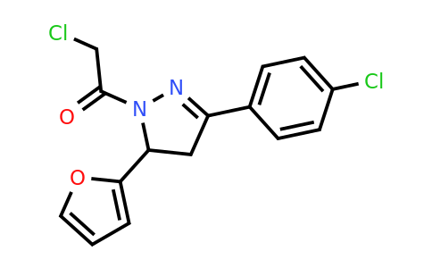 CAS 380196-88-3 | 2-chloro-1-[3-(4-chlorophenyl)-5-(furan-2-yl)-4,5-dihydro-1H-pyrazol-1-yl]ethan-1-one