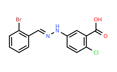 CAS 380215-21-4 | 5-{2-[(2-bromophenyl)methylidene]hydrazin-1-yl}-2-chlorobenzoic acid