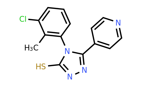 CAS 380335-54-6 | 4-(3-chloro-2-methylphenyl)-5-(pyridin-4-yl)-4H-1,2,4-triazole-3-thiol