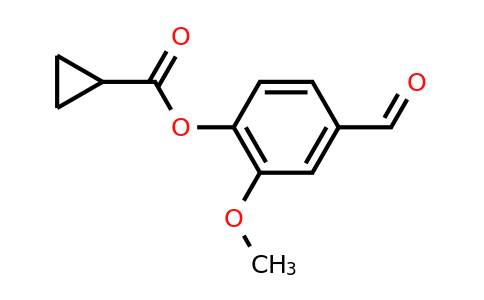 CAS 380336-99-2 | 4-formyl-2-methoxyphenyl cyclopropanecarboxylate