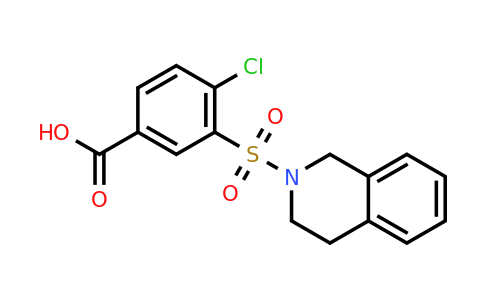 CAS 380337-05-3 | 4-chloro-3-(1,2,3,4-tetrahydroisoquinoline-2-sulfonyl)benzoic acid