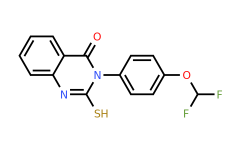 CAS 380340-06-7 | 3-[4-(difluoromethoxy)phenyl]-2-sulfanyl-3,4-dihydroquinazolin-4-one