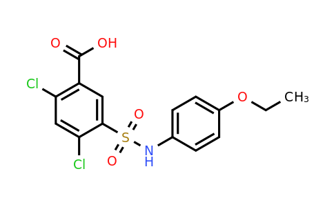CAS 380341-80-0 | 2,4-dichloro-5-[(4-ethoxyphenyl)sulfamoyl]benzoic acid